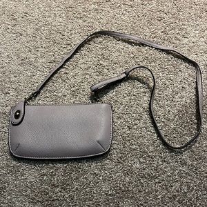 Purple crossbody bag